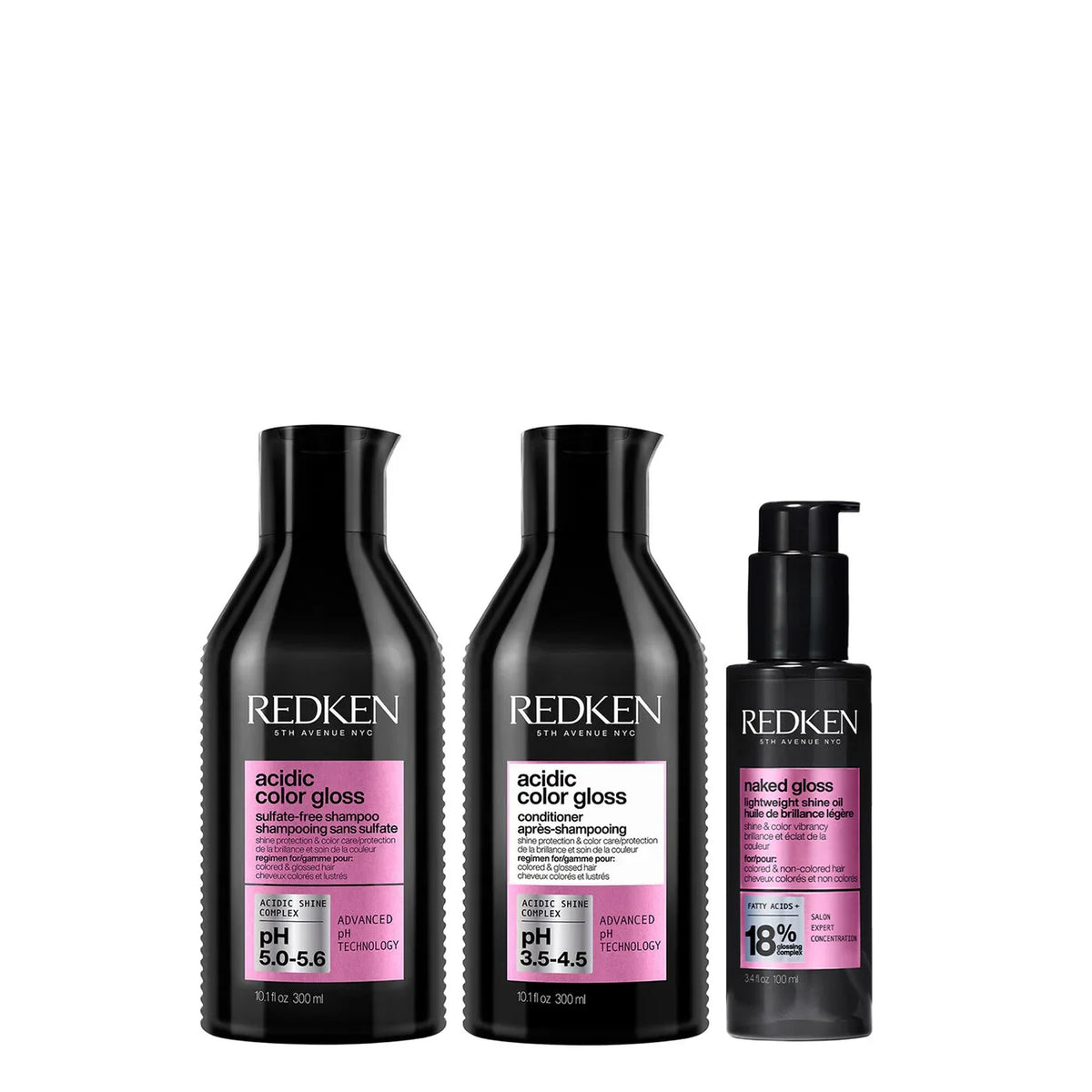 Acidic Color Gloss Shine Trio